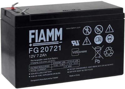 Oplaadbare Batterij - Loodaccu Energiebron - Noodstroom Toepassingen - Onderhoudsvrije AGM Technologie - 15x6.5x10 cm - Zwart