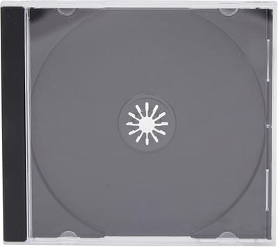 Set van 25 Stuks CD DVD Jewel Cases 10.4mm met Zwarte Binnenbak
