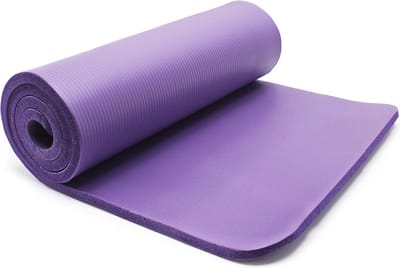 Yoga Fitnessmat Paars 180x60x1,5cm - Antislip en Extra Dikke Sportmat
