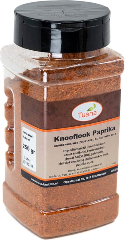 Tuana Kruiden - Knoflook Paprika Mix - Strooibus 200 Gram - Tuanashop - MP-K-0036