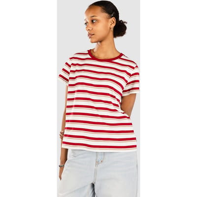 Blue Tomato Striped T-Shirt rood