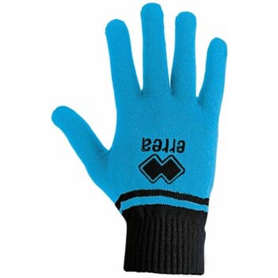 Errea Jule Ad Azzurro Cyan Zwart Handschoenen - Sportswear - Volwassen