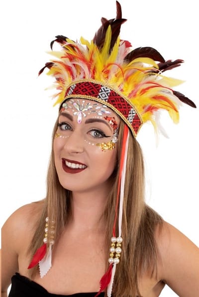 Veren hoofd tooi BrasilBoscha - Carnaval Rio thema feest party festival optocht feesten thema Belgie verjaardag carnaval tooi Duitsland