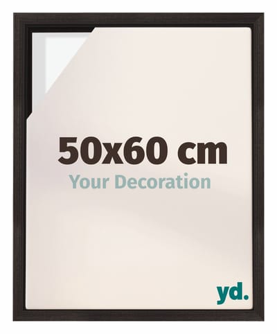 Your Decoration - Baklijst 50x60 cm - Eiken Donker - Baklijst voor Canvas - MDF - Lyon