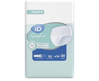 iD Sensitive Pants Extra Plus XS - 1 pak van 14 stuks