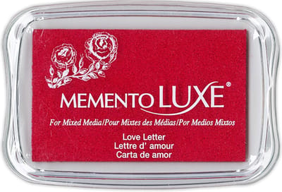 ML-000-302 Memento Luxe inktkussen - Tsukineko - Love letter - stempelinkt rood