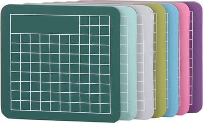 La'Moussawi ® Set van 7 Kleurrijke Zelfherstellende Mini-Snijmatten voor Handwerk en Creatieve Projecten