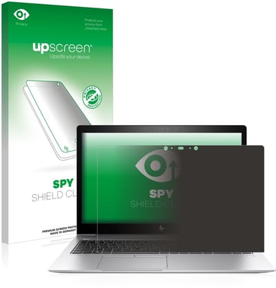 upscreen - privacy screenprotector voor HP EliteBook 850 G5 Touch - Folie Beschermfolie Blauwlichtfilter