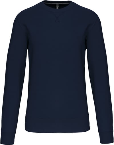 Unisex Sweater met ronde hals merk Kariban Donkerblauw - L