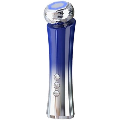 Klein Luxe Schoonheidsinstrument Huishoudelijk Gezicht Introductieapparaat Gezichtsverzorgingsinstrument Oogmassager blauw