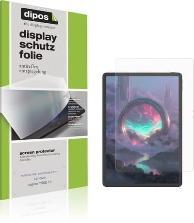 dipos – 2x Matte Beschermfolie geschikt voor Lenovo Legion Y900 11 | Krasbestendige & antireflecterende Screenprotector Ultra-Thin