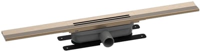 Easy drain R-line Clean Color douchegoot 120cm brushed bronze