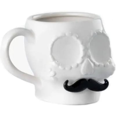 Mustard mok - sugar skull male