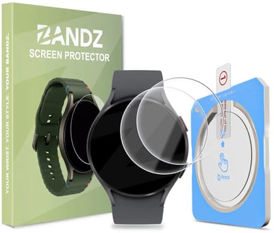 Bandz Gehard Glas Screenprotector (2 Pack) 40mm met One-Click installatietool – geschikt voor Samsung Galaxy Watch 5 40mm - Helder - Krasbestendig - Bubbelvrij
