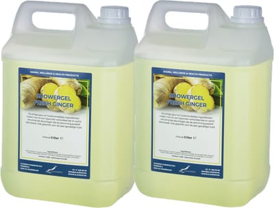 Claudius Douchegel Fresh Ginger 5 liter - set van 2 stuks - Showergel