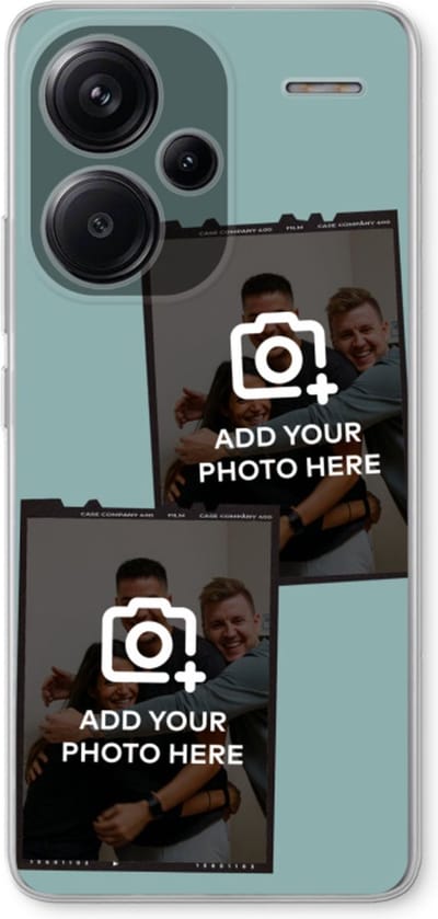 Gepersonaliseerd - Case Company® - Hoesje geschikt voor Xiaomi Redmi Note 13 Pro plus hoesje - Polaroid Zwart - Soft Cover Telefoonhoesje - Bescherming aan alle Kanten en Schermrand