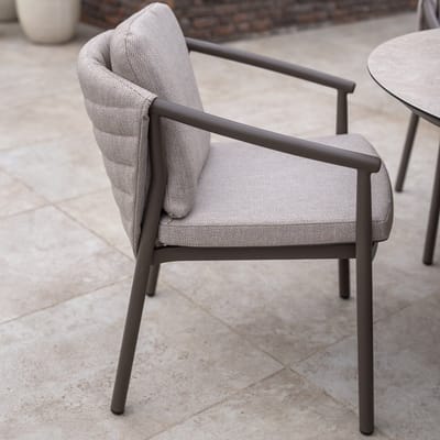 Manolo Barolo dining tuinset 180x95xH75 cm 5 delig keramiek terre Taste 4SO
