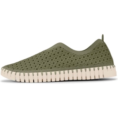 Ilse Jacobsen Tulip4031 Army Pearled Ivory Maat: 42 | Instappers Outlet | Dames | Groen