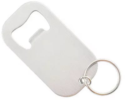Scoby - Bieropener - Sleutelhanger Flesopener - Metal Bottle Opener - Draagbaar - Grijs/Zilver