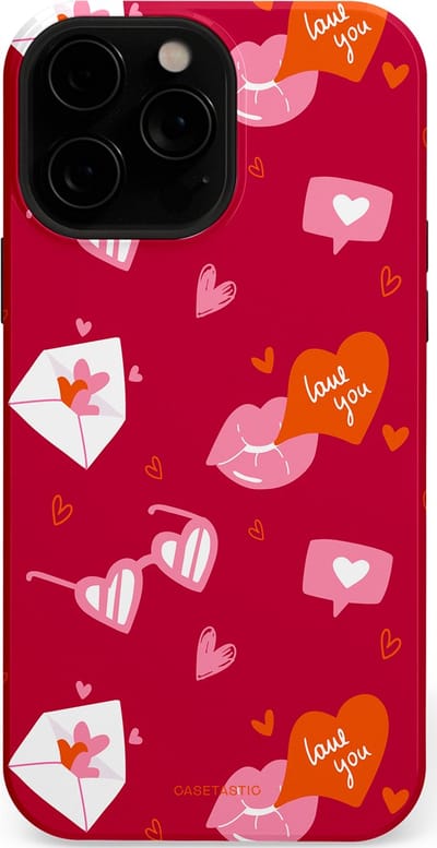 Casetastic Hoesje Geschikt voor Apple iPhone 13 Pro Max Magsafe - Stijlvolle Beschermende Duo-layer Case - Liefdesbrief