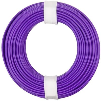 Donau Elektronik 150-016 Draad 1 x 0.50 mm² Violet 10 m