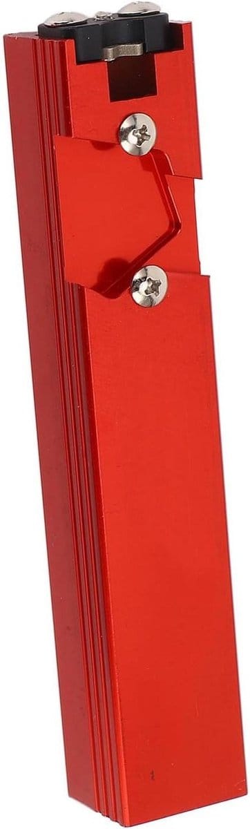 Kantenbandtrimmer - Afschuinende trimmer - Meubelafwerking - Aluminiumlegering - 14 x 6.99 x 3 cm - Grijs
