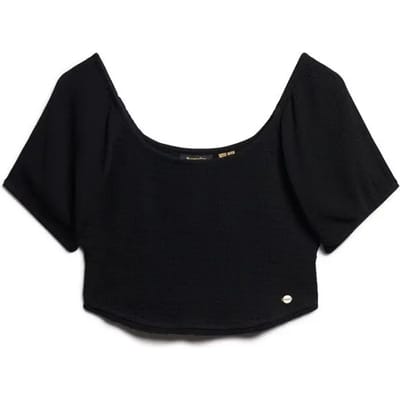 Superdry - Geweven top met smokwerk - Dames - Tops