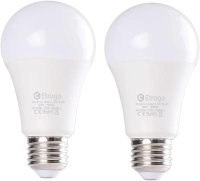 LED Gloeilamp met Twilight Sensor - 10W E27 - Energiebesparend tot 100W