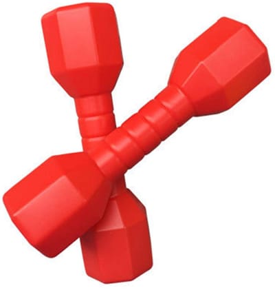 Allecto - Kinder Dumbbells - Fitness Equipment - Veilig en leuk voor kinderen - Rood - Handgewichten - Ideaal voor thuisfitness - 2 stuks