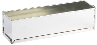 Lang Pastetvorm met Scharnieren - 35 x 8 cm - Ijzer, Demonteerbare Bodem