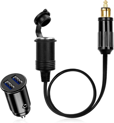 Thijox - Sigarettenaansteker 12V/24V Adapter voor Auto, Boot, Motorfiets, USB Aansluiting, Ideaal voor Compressor, GPS, Auto-Omvormer