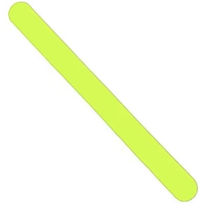 Ronde Padel Racketbeschermer Neutraal Geel Fluor