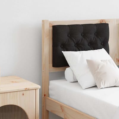 vidaXL - Hoofdbord - Anders - Bruin - en - zwart - 135 - cm - Massief - grenenhout