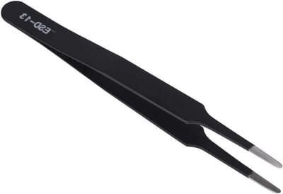 Pincetset Roestvrijstaal - Precisie Tools - Elektronica Reparatie - Antistatisch Antimagnetisch - Set van 3 - Zilver