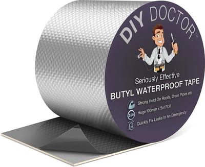 Waterdichte Butyl Tape 100mm x 5m voor Dak- en Lekkage Repareerwerkzaamheden