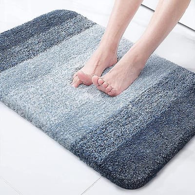 Tapis de bain Super absorbant, antidérapant, à séchage rapide, paillasson d'entrée, de sol de baignoire, de toilette, décoration de maison 50x80cm