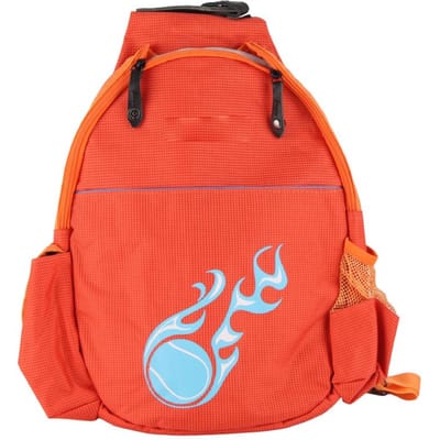 Sac de Tennis Sac à Dos de Tennis pour Femmes Hommes Contient 2 Raquettes de Tennis Portable pour Sports d'Extérieur orange