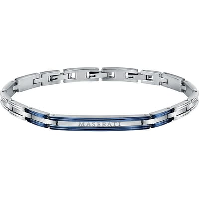 Maserati Jewels Roestvrij Staal Armband JM121ATK11 - Voor Mannen white