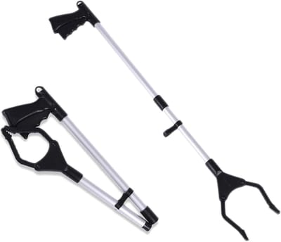 Grijper Reacher-gereedschap - Afvalgrijper Armverlenging - Spullen Pakken - Opvouwbaar Ontwerp - 32 Inch - Zwart