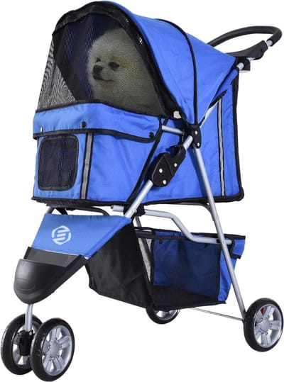 Equivera Hondenbuggy - Honden Buggy - Hondenbuggy's - Hondenbuggy All Terrain - Hondenbuggy Comfort - Hondenwagen - Kinderwagen voor Hond - Kinderwagen voor Honden