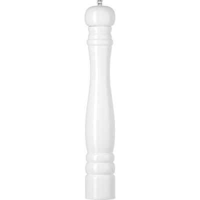 HENDI Houten zoutmolen – keramisch maalmechanisme – wit – 415 mm