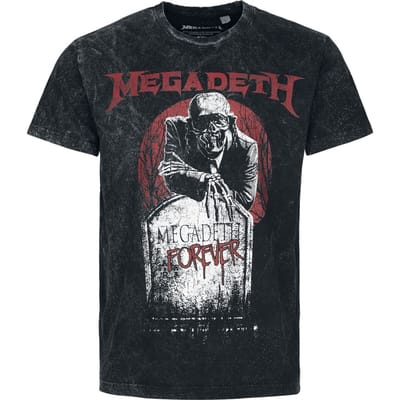 Megadeth T-shirt - Forever - S tot 4XL - voor Mannen - antraciet