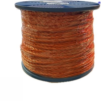 Polypropyleen touw 8mm rol 120 meter oranje