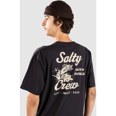 Salty Crew Bait & Tackle Vintage T-Shirt zwart