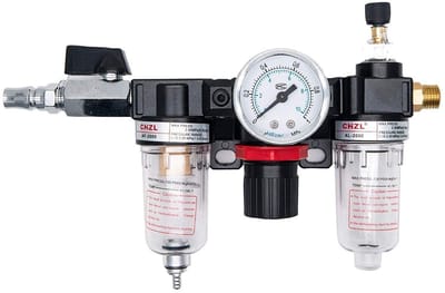 Dailygoods- Luchtfilterregelaar - Vochtigheidscompressor - Pneumatische Onderhoudseenheid - Waterfilter - Persluchtvoorbereiding - Kwaliteit en Aantal - Luchtfilter