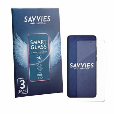 3 Stuks Savvies Screenprotector - geschikt voor Oppo Find X9 Ultra - beschermfolie glas transparant