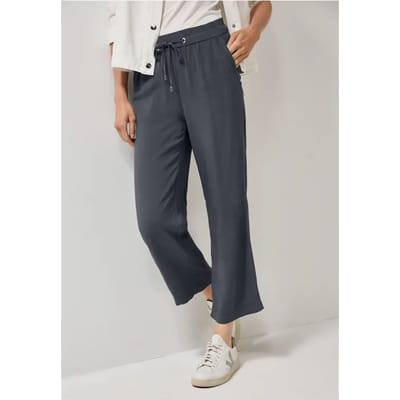 7/8 Wide Legs viscose broek