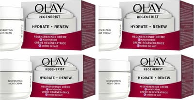 Olay Regenerist - Regenererende Nachtcrème - Voordeelverpakking 4 x 50 ml