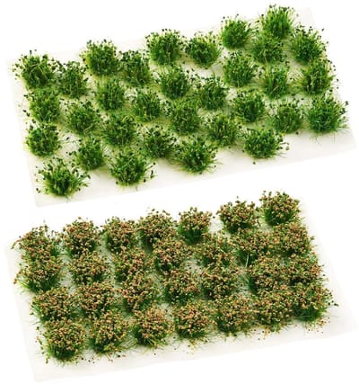 Dailygoods - 56 Stuks Miniatuur Gras voor Diorama en Modelbouw