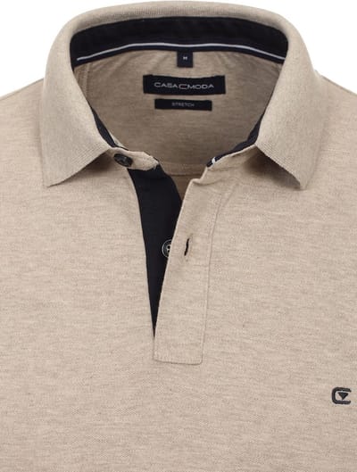 Casa Moda Polo Shirt Comfort Fit Effen Stretch 004470-668 - 3XL